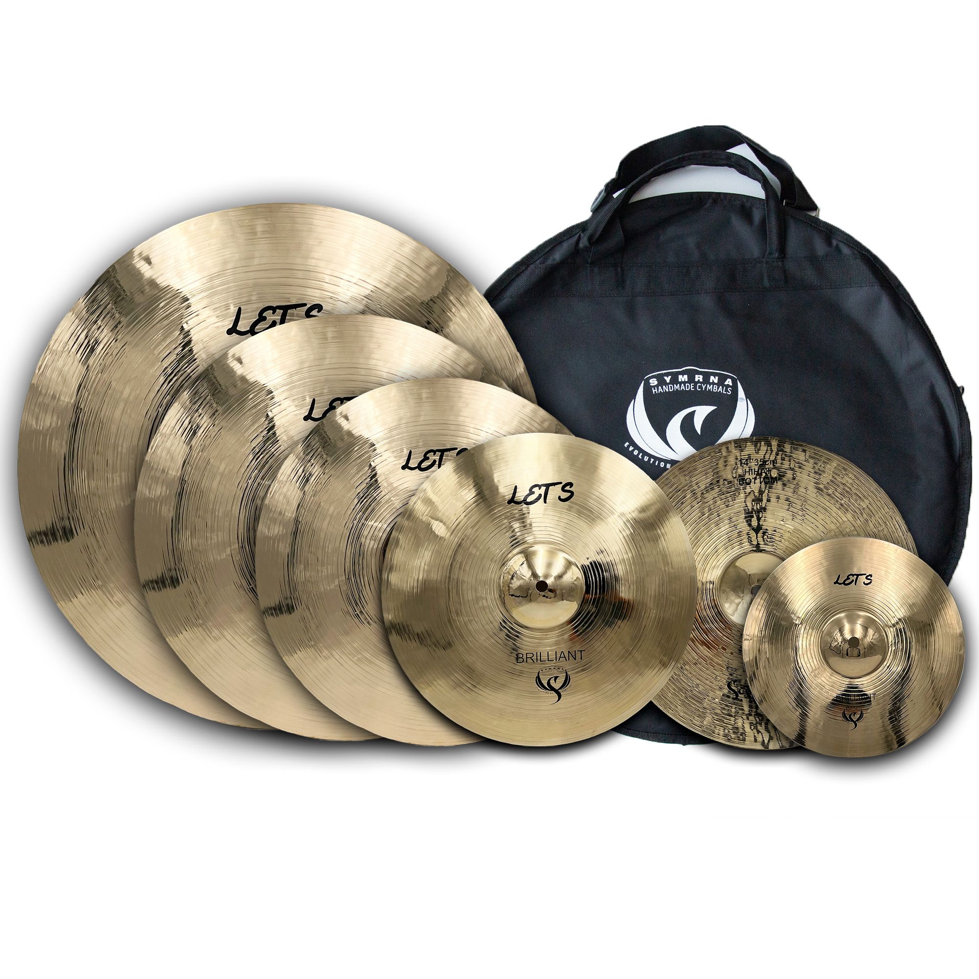 

Комплект тарелок Symrna Lets Brilliant 14, 16, 18, 20 LTBRSet2, Комплект 14", 16", 18", 20"