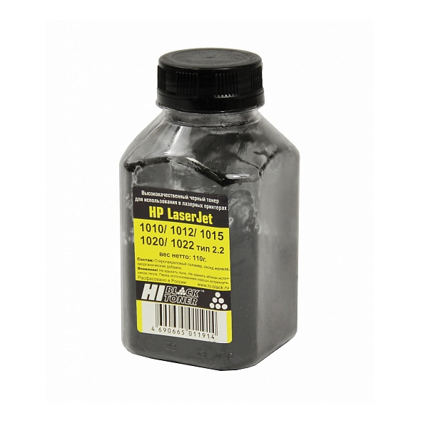 

Тонер Hi-Black для HP LJ, 110г, банка, Черный, 980362006