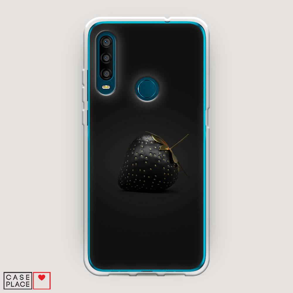 фото Силиконовый чехол "черная клубника" на alcatel 1se (2020) awog