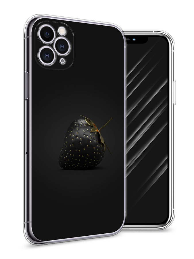

Чехол Awog на Apple iPhone 11 Pro / Айфон 11 Pro "Черная клубника", Разноцветный, 12350-10