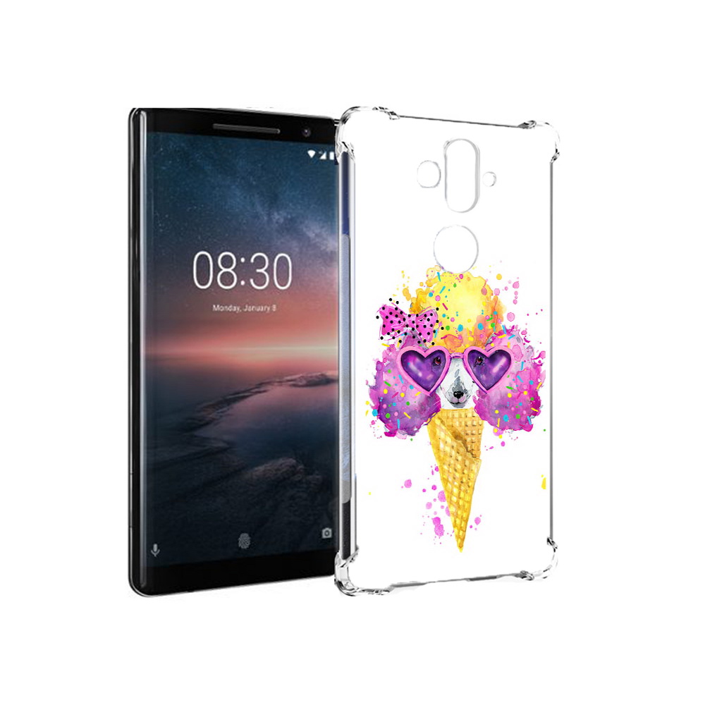 

Чехол MyPads Tocco для Nokia 8 Sirocco Рожок (PT101581.91.146), Прозрачный, Tocco