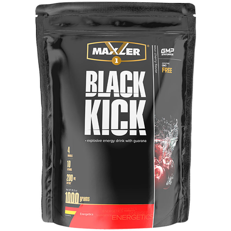 Энергетик Maxler Black Kick, 1000 г, cherry
