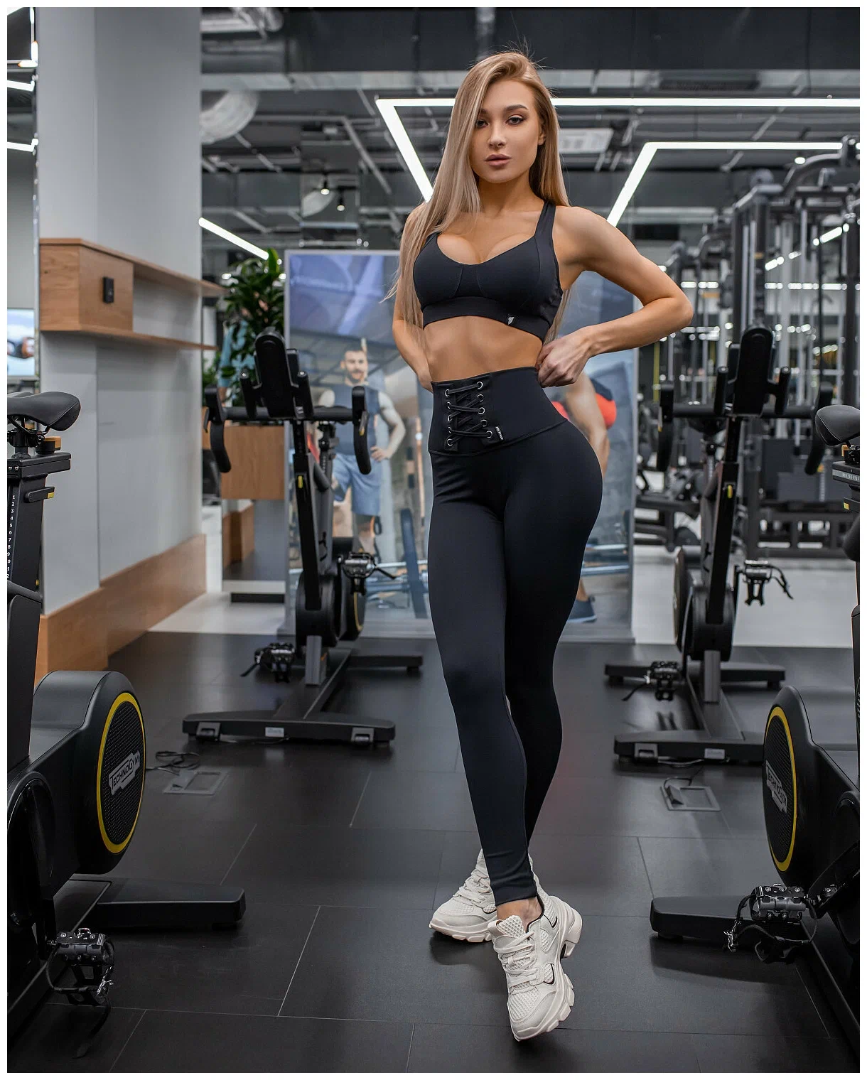

Спортивные леггинсы женские Bona Fide 4292036975 черные XS, Черный, 4292036975