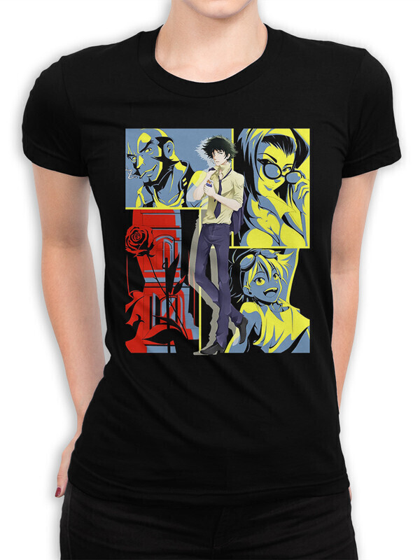 

Футболка женская Dream Shirts Ковбой Бибоп Женская 10010411 черная M, Ковбой Бибоп Женская 10010411