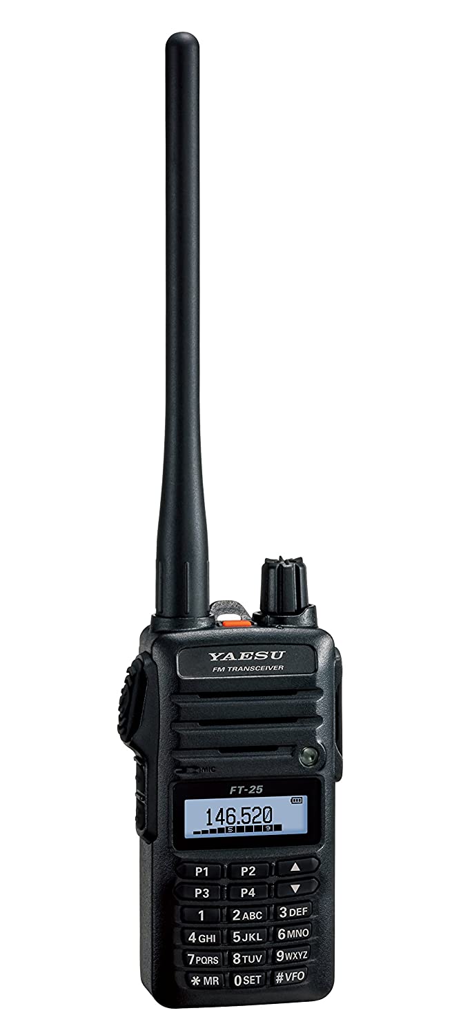 фото Портативная радиостанция yaesu ft-25 черный, 1 шт.