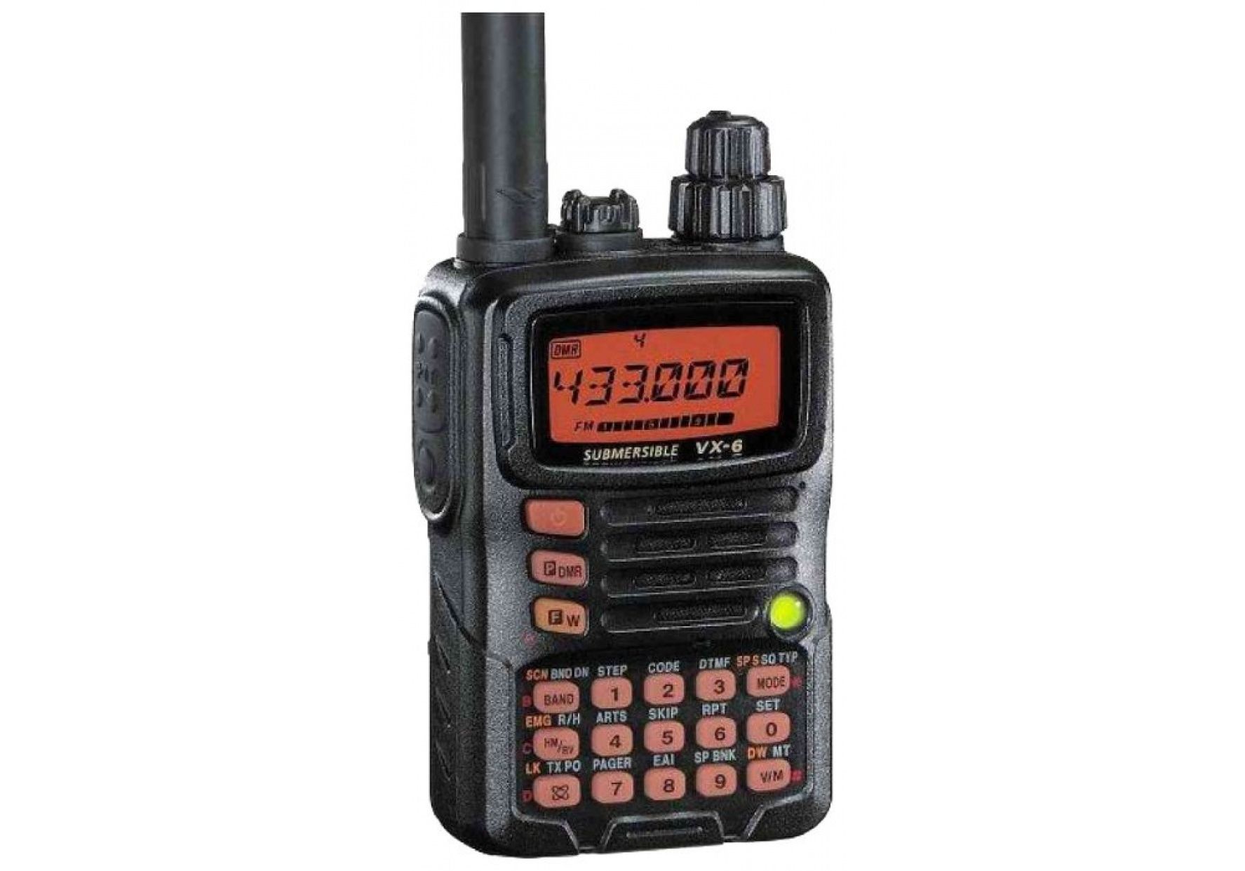 

Портативная радиостанция Yaesu VX-6R черный, 1 шт., VX-6R