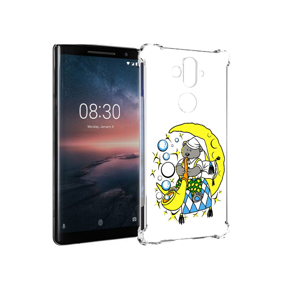 

Чехол MyPads Tocco для Nokia 8 Sirocco Сырная луна (PT101581.91.167), Прозрачный, Tocco