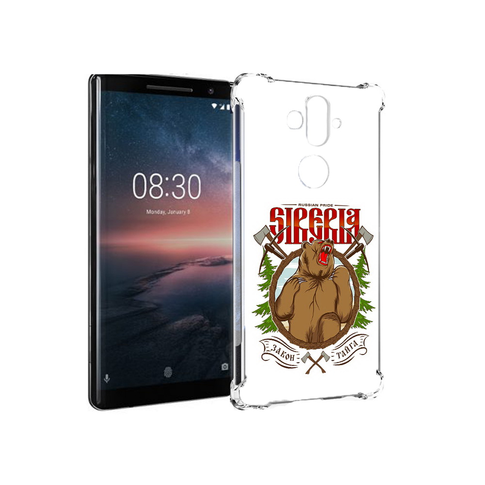 

Чехол MyPads Tocco для Nokia 8 Sirocco Тайга (PT101581.91.168), Прозрачный, Tocco
