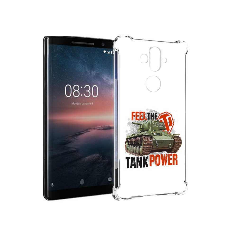 

Чехол MyPads Tocco для Nokia 8 Sirocco Танк (PT101581.91.169), Прозрачный, Tocco