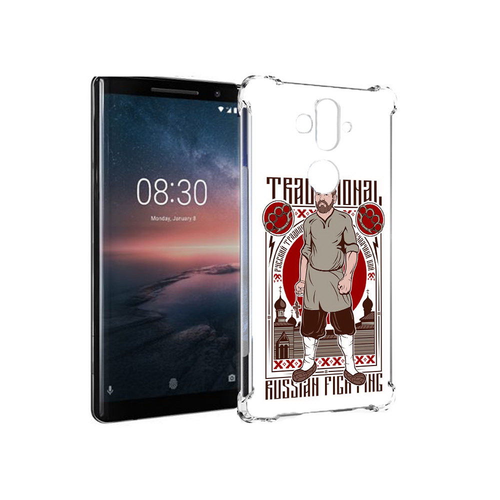 

Чехол MyPads Tocco для Nokia 8 Sirocco Традициональный мужчина (PT101581.91.173), Прозрачный, Tocco