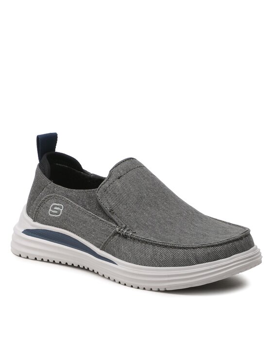 

Слипоны Evers 204472/CHAR Skechers серый 45,5 EU, Evers 204472/CHAR