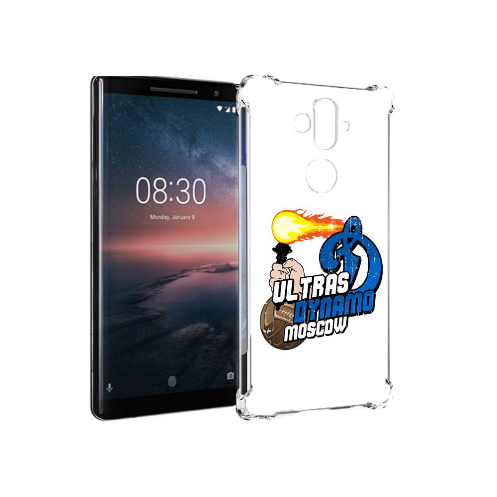 

Чехол MyPads Tocco для Nokia 8 Sirocco ФК Динамо (PT101581.91.177), Прозрачный, Tocco