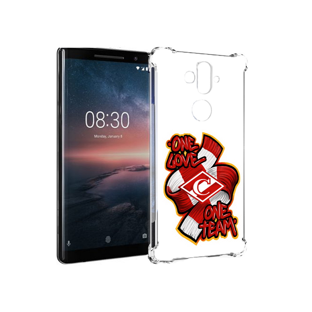 

Чехол MyPads Tocco для Nokia 8 Sirocco ФК спарак 1 любовь (PT101581.91.184), Прозрачный, Tocco