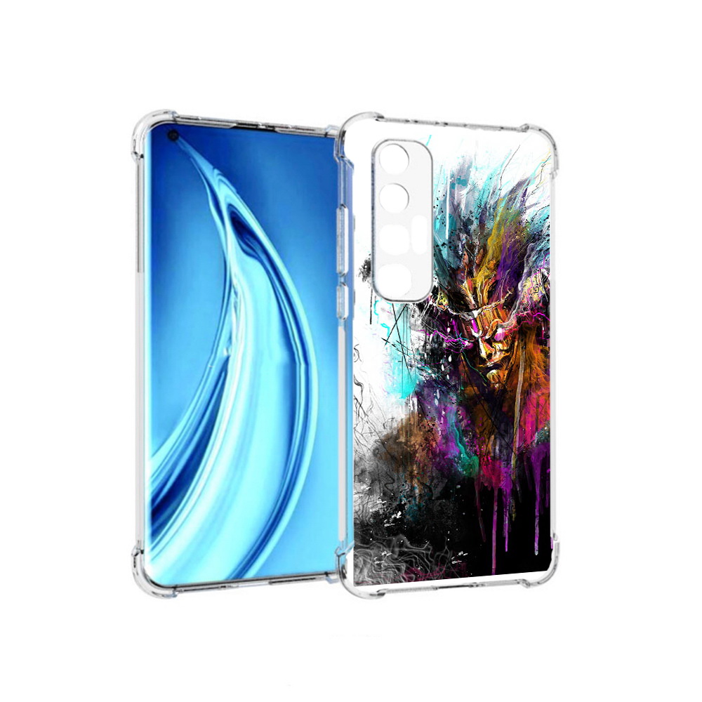 

Чехол MyPads Tocco для Xiaomi Mi 10S яркий дьявол (PT226949.296.709), Прозрачный, Tocco