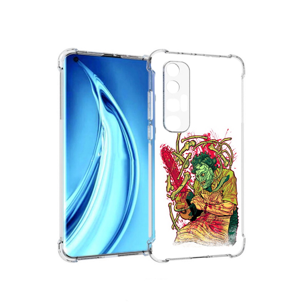 

Чехол MyPads Tocco для Xiaomi Mi 10S яркий мясник (PT226949.296.711), Прозрачный, Tocco