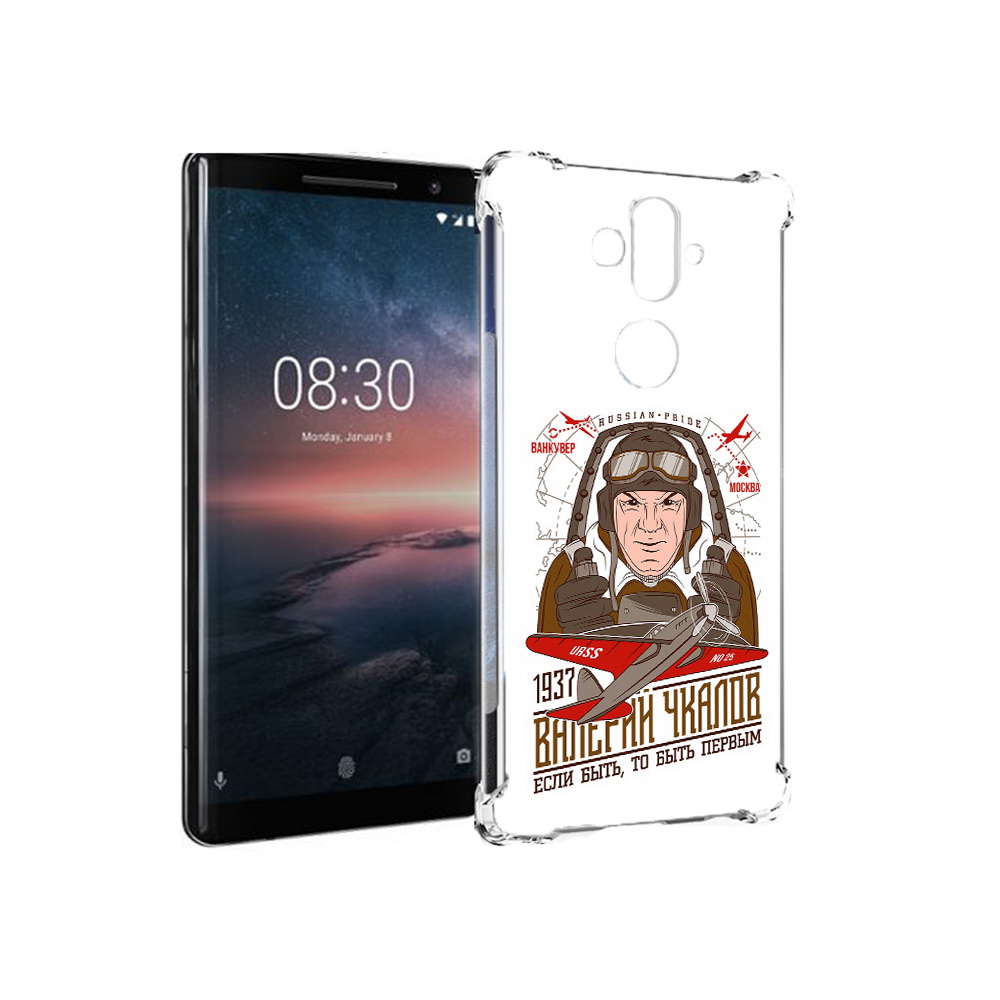 

Чехол MyPads Tocco для Nokia 8 Sirocco Чкалов (PT101581.91.200), Прозрачный, Tocco