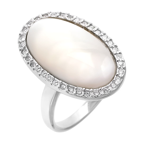 

Кольцо из серебра с перламутром р.  Balex Jewellery 1448930023, 1448930023