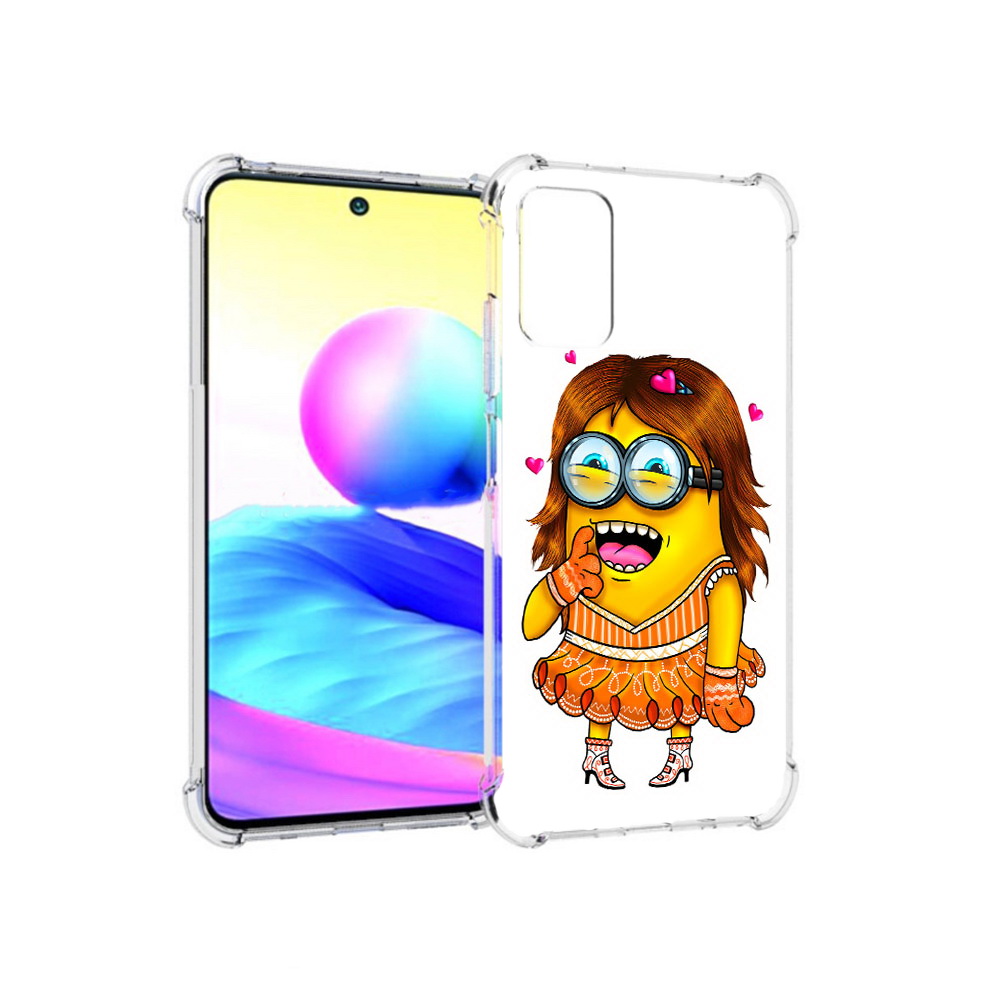 Чехол MyPads Tocco для Xiaomi Redmi Note 10 5G Миньон девочка (PT162080.297.116)