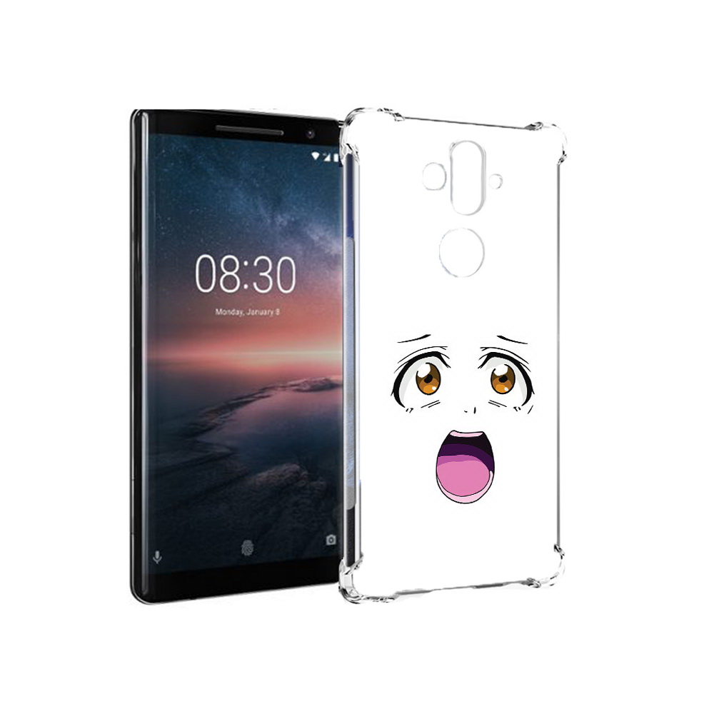

Чехол MyPads Tocco для Nokia 8 Sirocco аниме лицао (PT101581.91.223), Прозрачный, Tocco