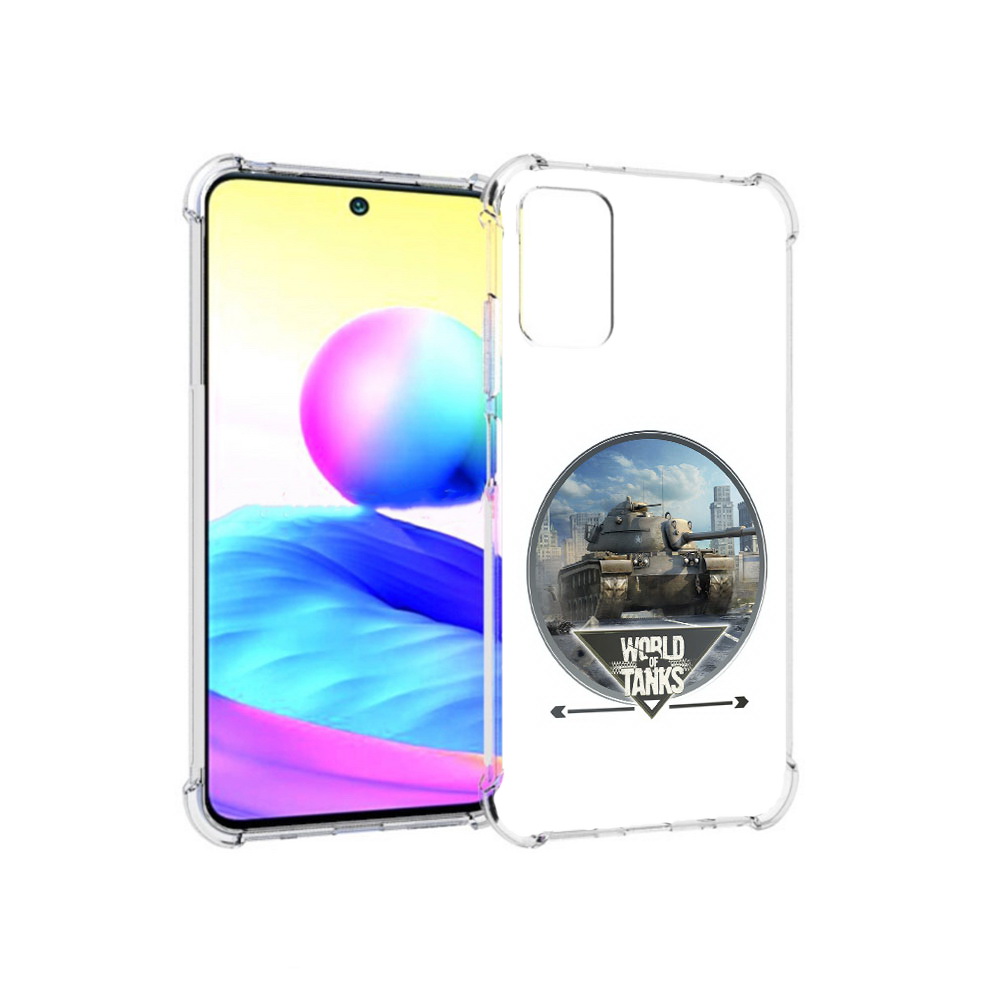 

Чехол MyPads Tocco для Xiaomi Redmi Note 10 5G Мир танков (PT162080.297.119), Прозрачный, Tocco