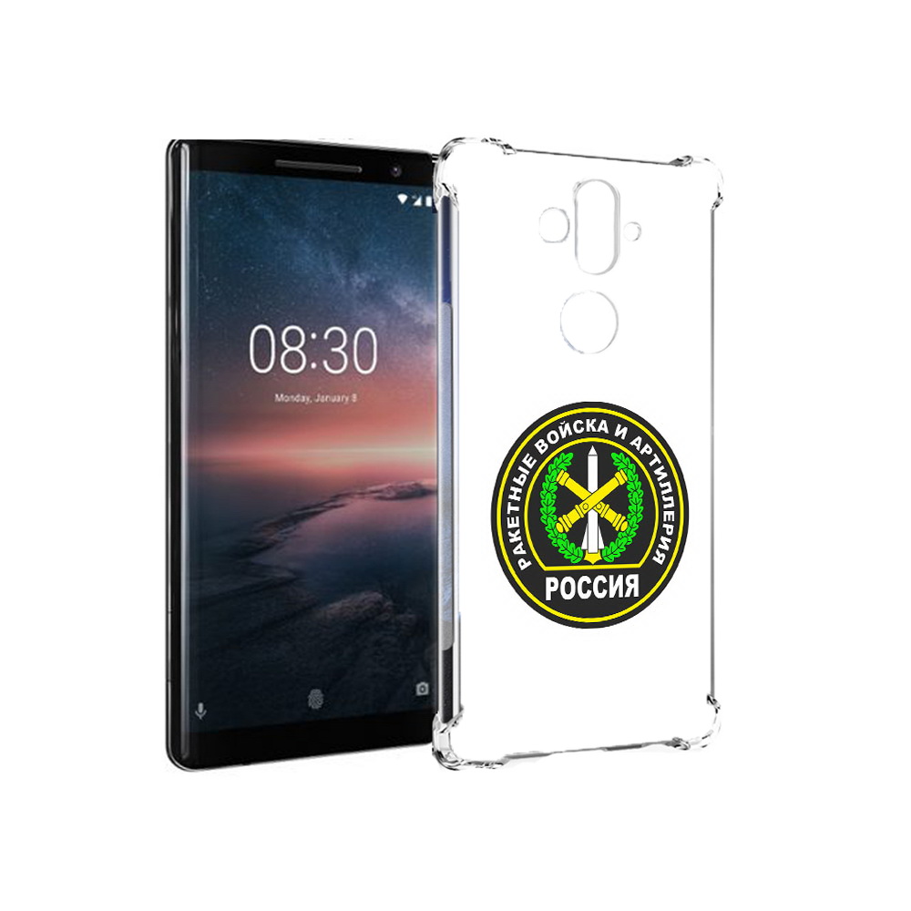 

Чехол MyPads Tocco для Nokia 8 Sirocco артиллерия (PT101581.91.225), Прозрачный, Tocco