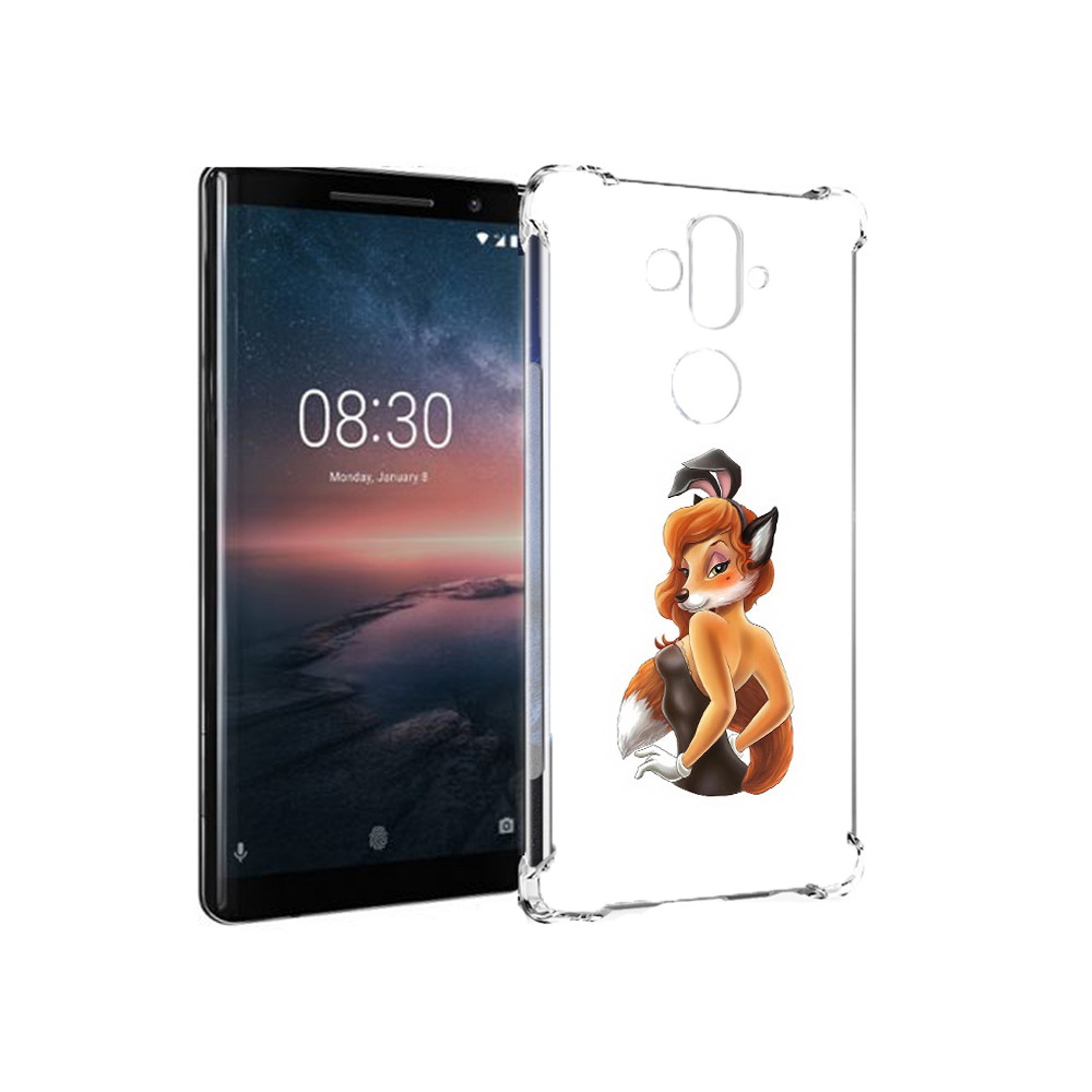 

Чехол MyPads Tocco для Nokia 8 Sirocco баронесса (PT101581.91.227), Прозрачный, Tocco