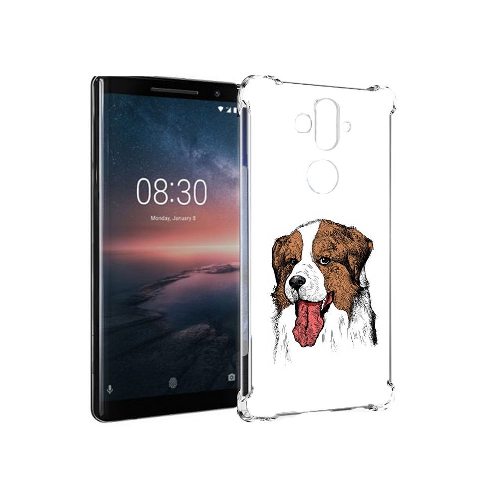

Чехол MyPads Tocco для Nokia 8 Sirocco бетховен (PT101581.91.230), Прозрачный, Tocco