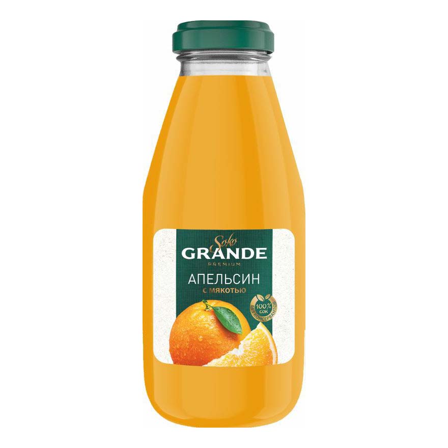 Сок Soko Grande апельсиновый с мякотью 300 мл