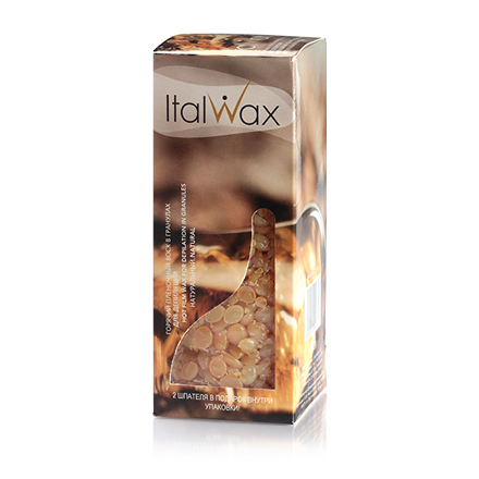 фото Воск горячий italwax пленочный натуральный, гранулы, 250 г