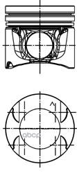 

Поршень KOLBENSCHMIDT 40262620 Dm.84.00x2.5x2.0x2.0 +0.50