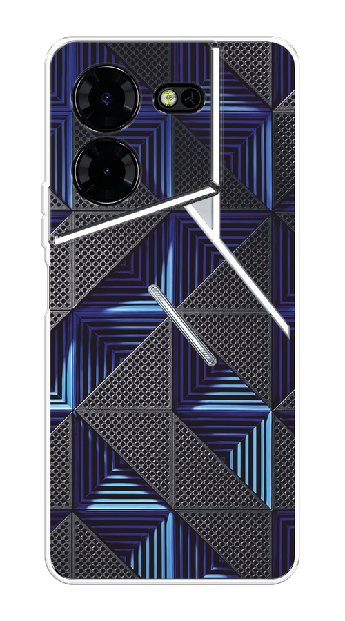 

Чехол на Tecno Pova 5 Pro 5G "IBM", Серый;синий, 304550-1