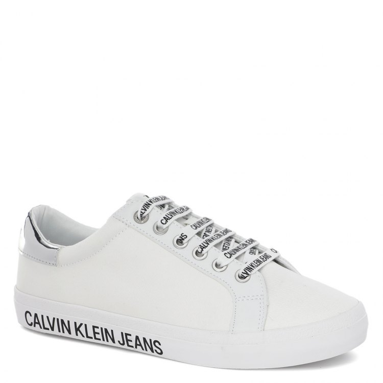 фото Кеды женские calvin klein jeans yw0yw00396 белые 36 eu