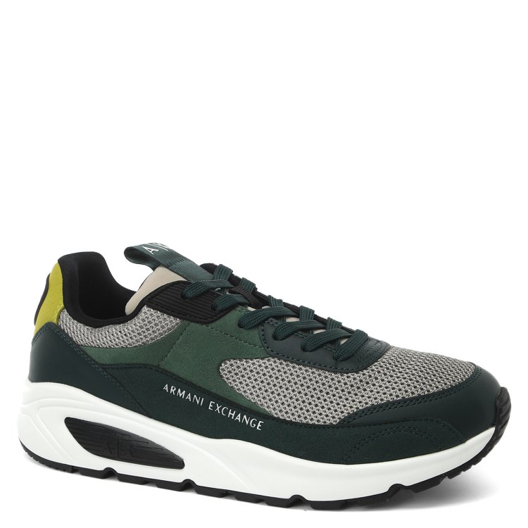 

Кроссовки мужские Armani Exchange XUX121 зеленые 8.5 UK, XUX121