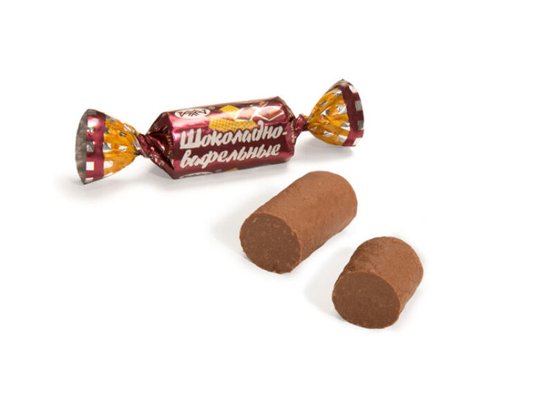 Шоколадно-вафельные конфеты, Рахат, 1 кг