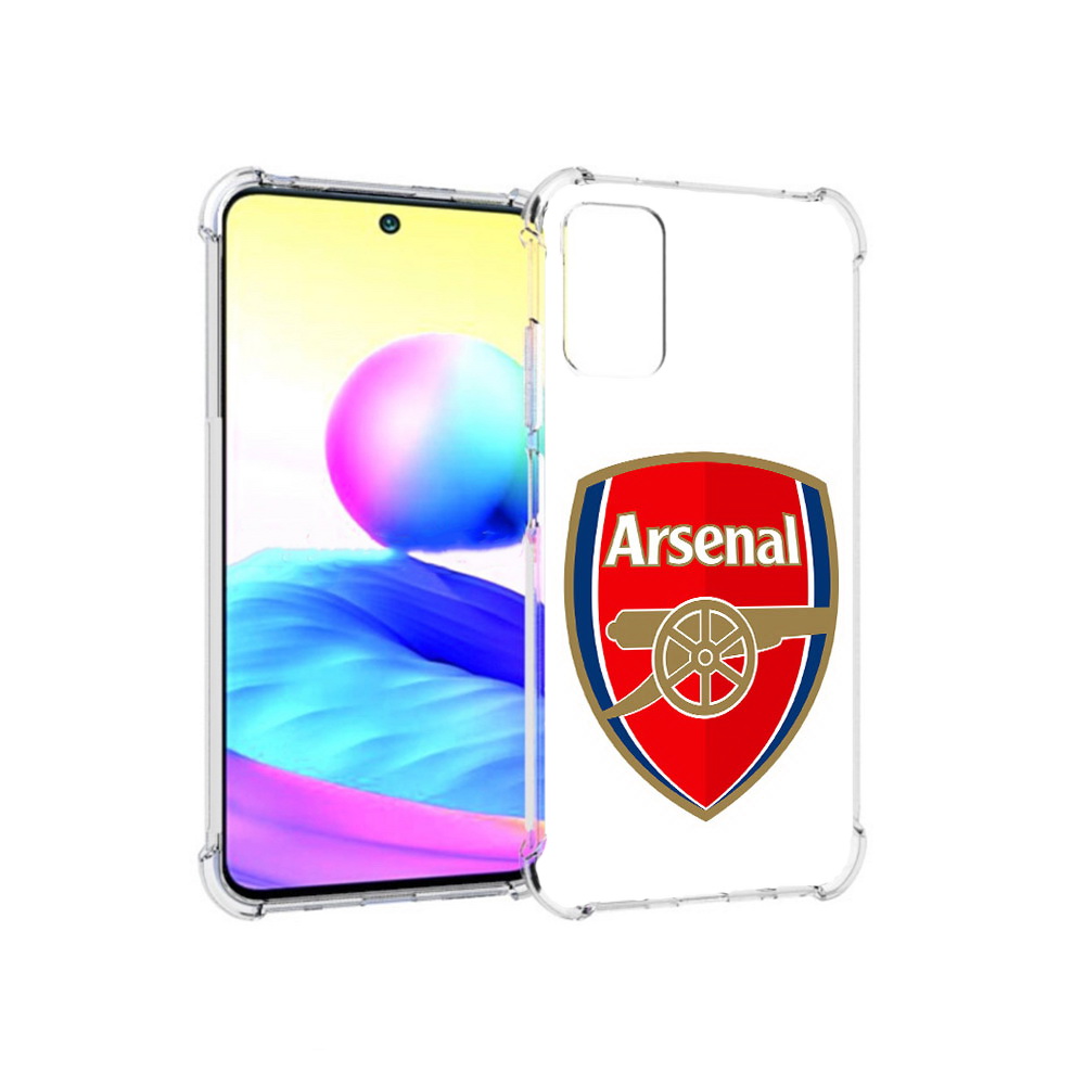 Чехол MyPads Tocco для Xiaomi Redmi Note 10 5G ФК Арсенал логотип (PT162080.297.174)