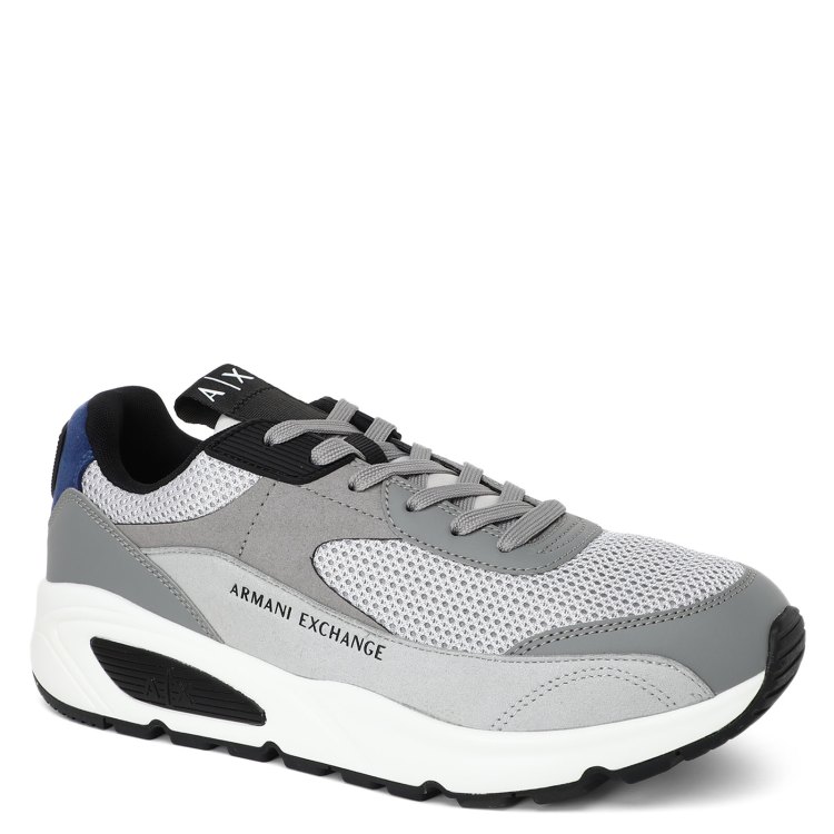 

Кроссовки мужские Armani Exchange XUX121 серые 8.5 UK, Серый, XUX121