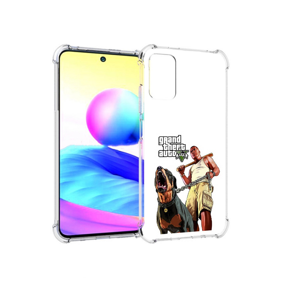 Чехол MyPads Tocco для Xiaomi Redmi Note 10 5G GTA грозная собака (PT162080.297.18)
