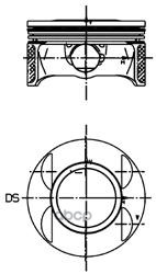 

Поршень KOLBENSCHMIDT 40027710 Dm.80.50x1.2x1.2x2.0 +0.50