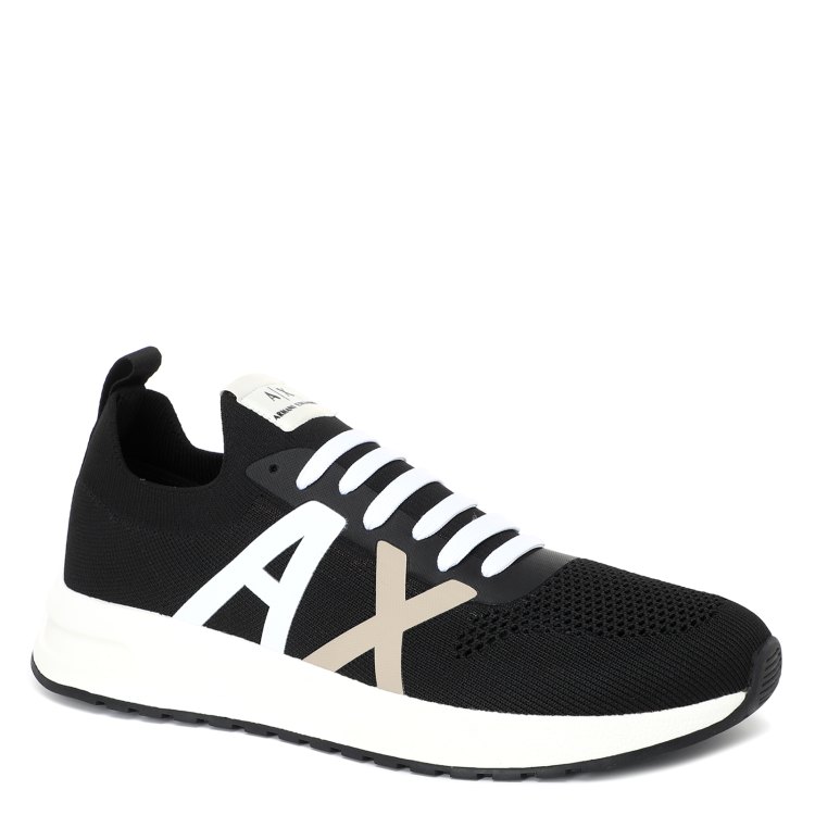 

Кроссовки мужские Armani Exchange XUX171 черные 8 UK, XUX171