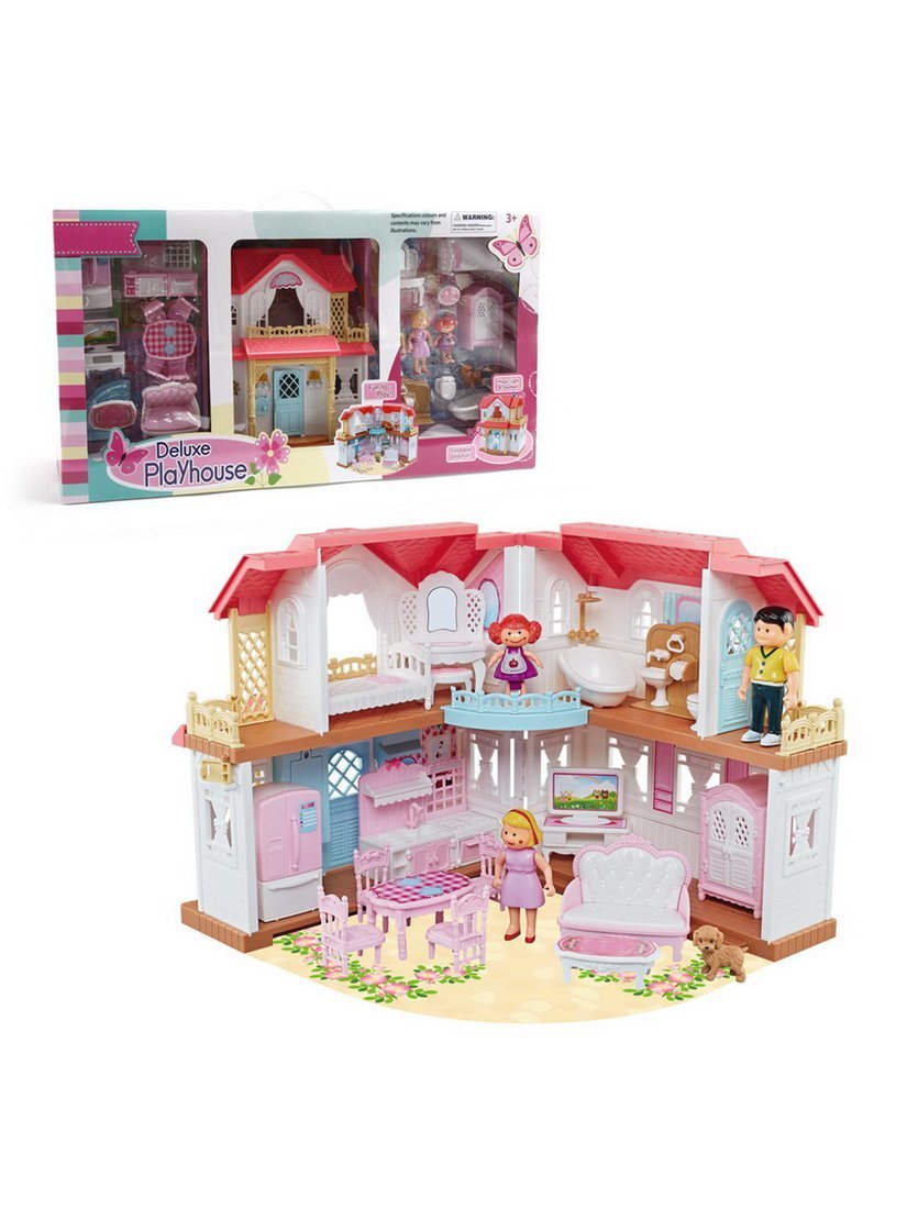 Кукольный домик Наша игрушка Милый дом, со светом и звуком, 614583