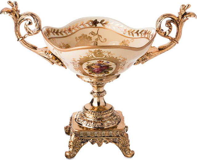 

Фруктовница на ножке Lefard керамика 33х20см 46-1227