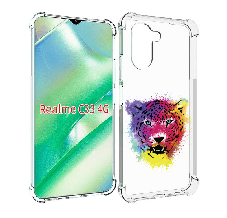 

Чехол MyPads Гепард для Realme C33 4G, Прозрачный, Tocco