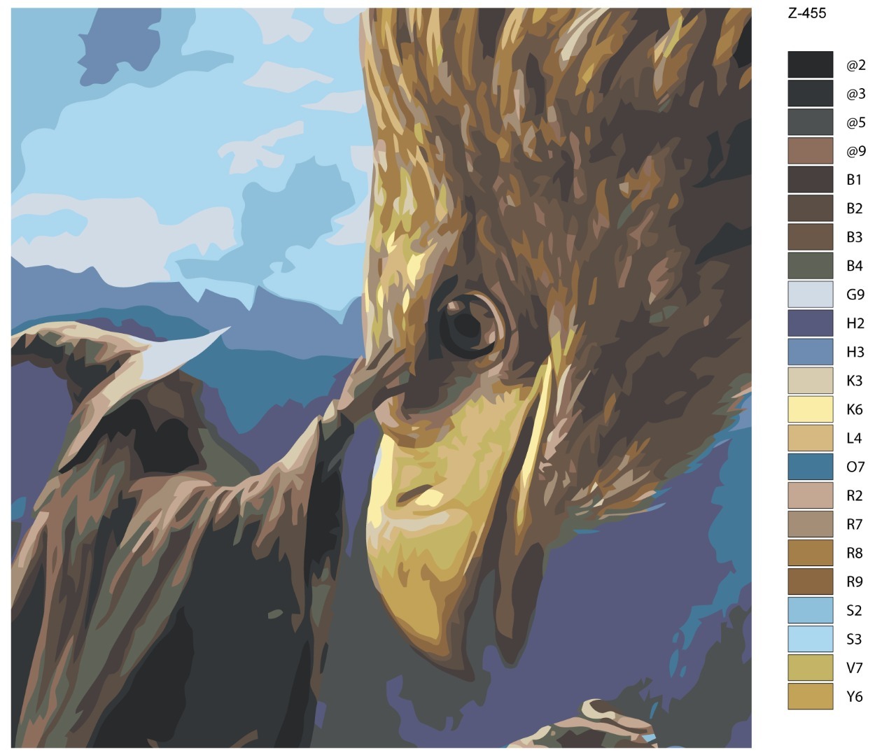 

Картина по номерам BRUSHES-PAINTS Z-455, Властелин колец. Орел