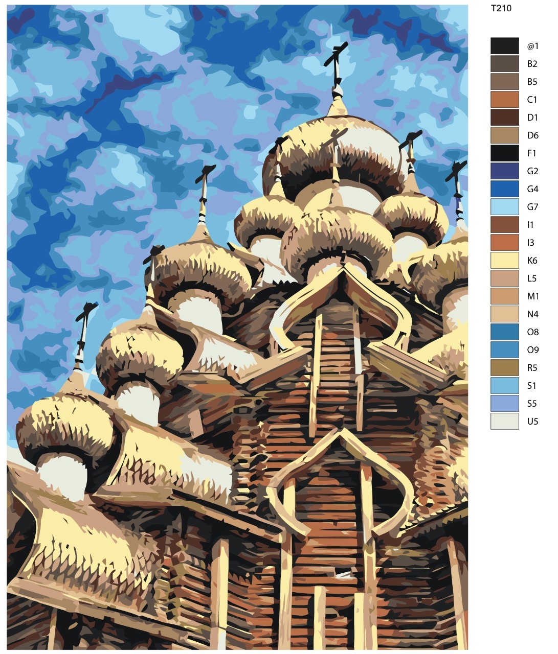 

Картина по номерам BRUSHES-PAINTS Т210, Христианство