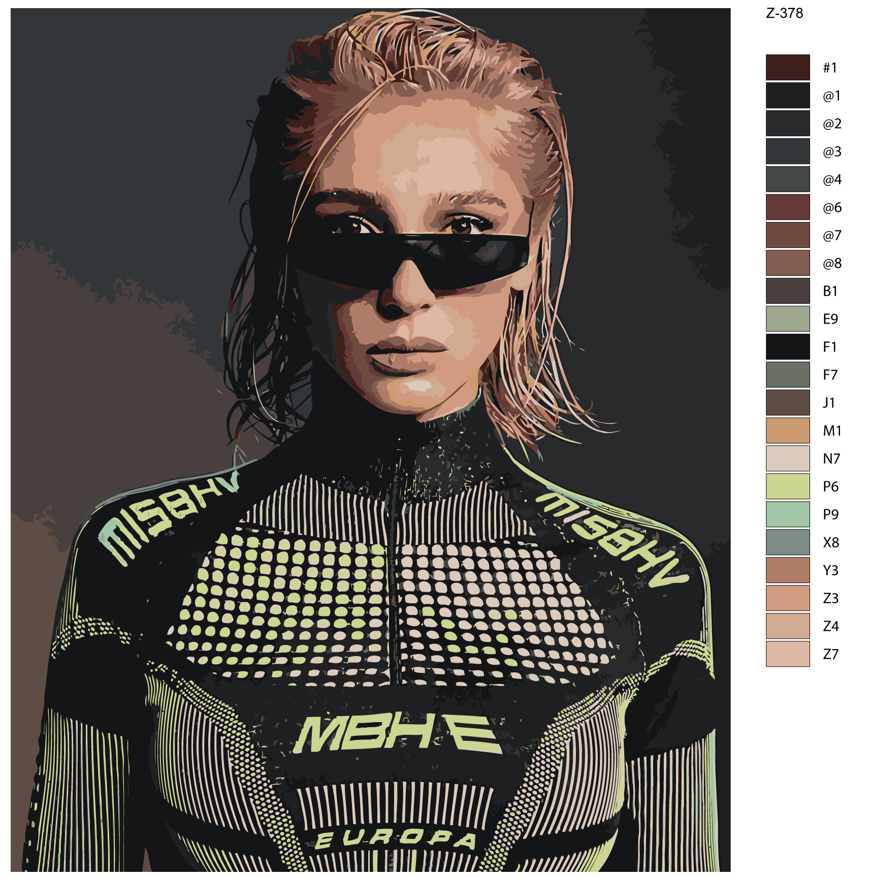 

Картина по номерам BRUSHES-PAINTS Z-378, Настя Ивлеева