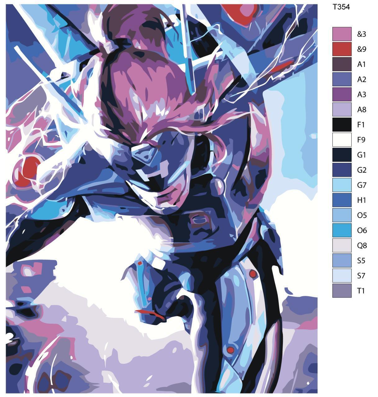 

Картина по номерам BRUSHES-PAINTS Т354, Mobile Legends: САБЕР