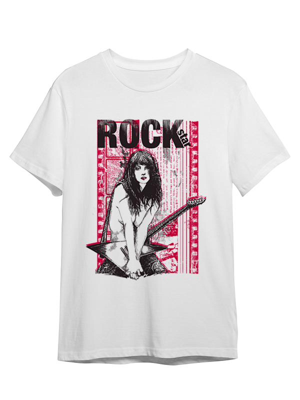 

Футболка унисекс СувенирShop Абстракция "Rockstar / Девушка / Girl" 212 белая 2XL (52-54), Белый, Абстракция "Rockstar / Девушка / Girl" 212