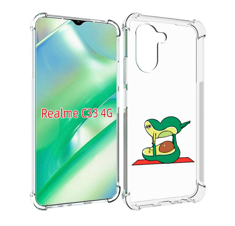 

Чехол MyPads Две-половинки для Realme C33 4G, Прозрачный, Tocco