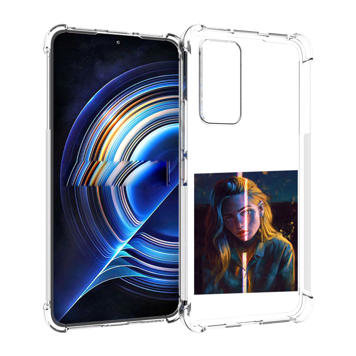 

Чехол MyPads девушка-в-тени для Tecno Camon 19 Neo, Прозрачный, Tocco