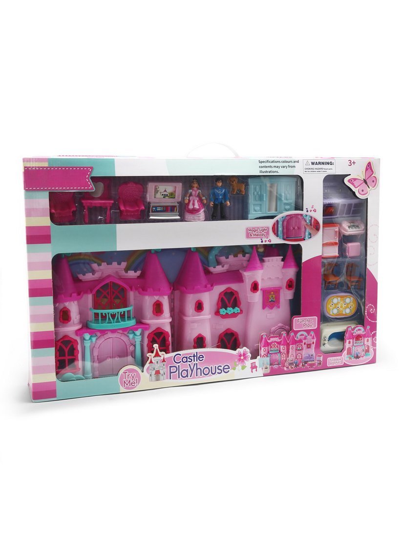 Замок принцессы Наша игрушка, кукольный домик со светом и звуком, 614582